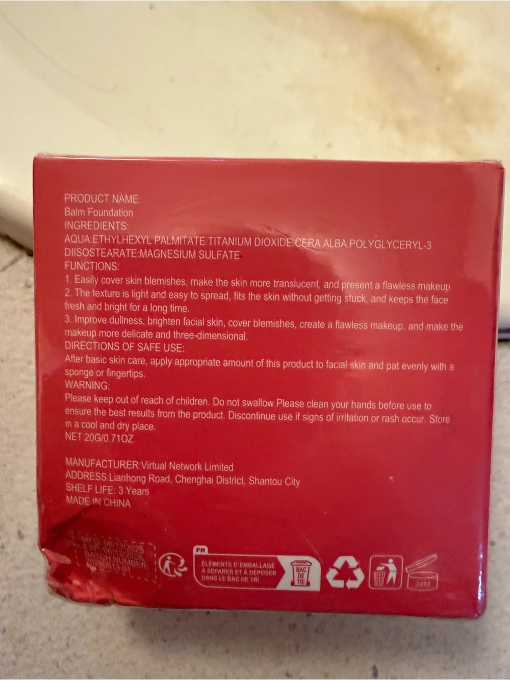 Bounce Foundation — Hydrating Red Finish